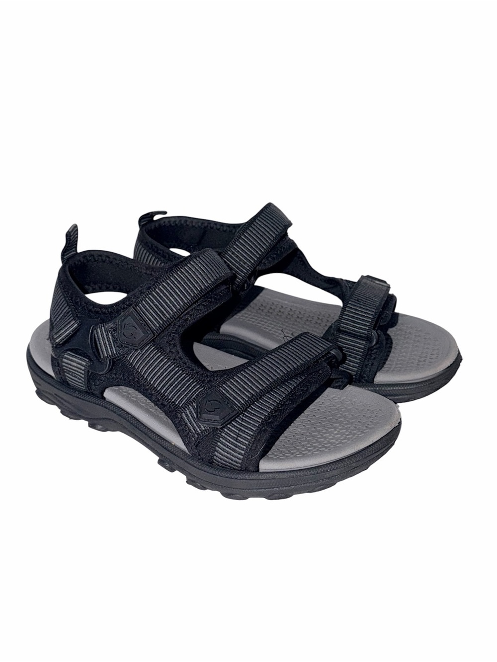 SHEIN Casual Black Strap Sport Sandals for Boys Size 2
